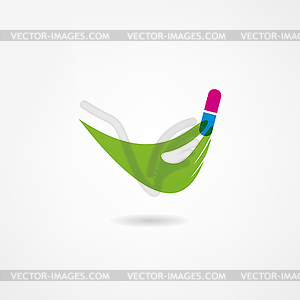 Medicine icon - vector clipart / vector image