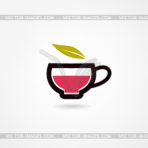 Tea icon - vector image