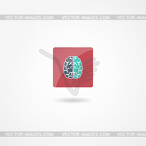 Brain icon - vector clip art