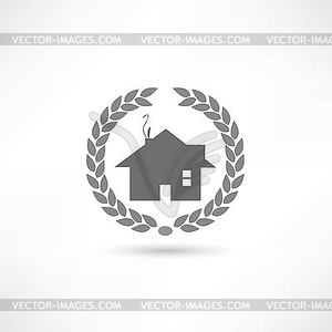 Home icon - vector clipart