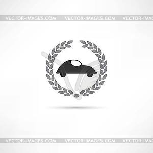 Автомобильная икона - векторный дизайн