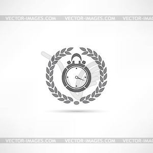 Time icon - vector clip art