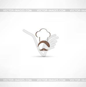 Cook icon - vector image