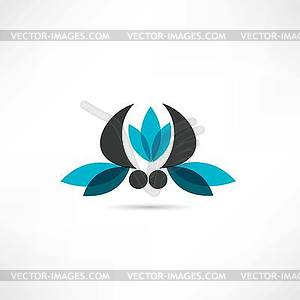 Eco icon - vector image