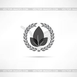 Eco icon - royalty-free vector image