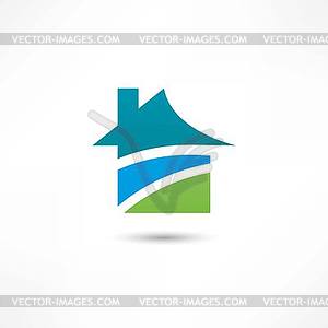 Home icon - vector clip art