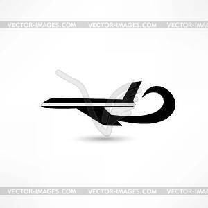 Plane icon - vector clipart