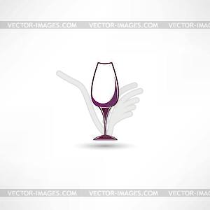 Wine icon - vector image