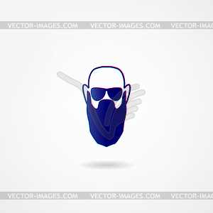 Beard icon - vector image