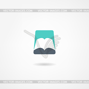 Book icon - vector clipart / vector image