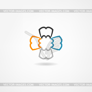 Book icon - vector clip art