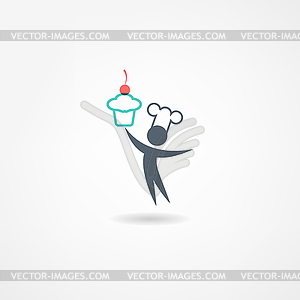 Eatery icon - vector clipart / vector image