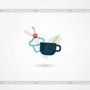 Eatery icon - vector image