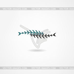 Fish icon - vector image