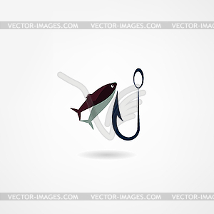 Fish icon - vector clipart