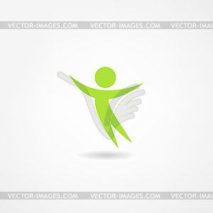 Eco icon - vector clipart