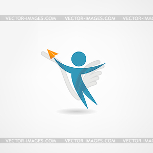 Fly icon - vector image