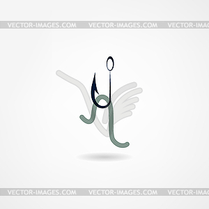 Hook icon - vector clipart