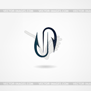 Hook icon - vector clipart