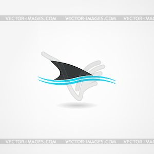 Shark icon - vector image