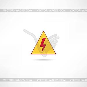 Electric icon - vector clip art