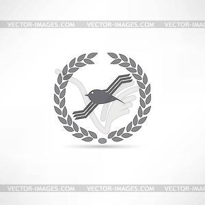 Bird icon - vector clipart