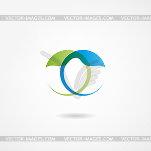 Eco icon - vector image