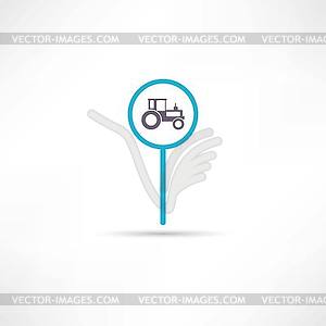 Farm icon - vector image