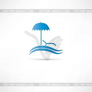 Recreation icon - vector image