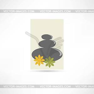 Spa salon icon - vector image