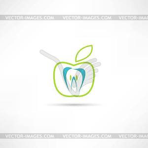 Teeth icon - vector clip art