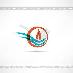 Abstraction icon - vector clip art