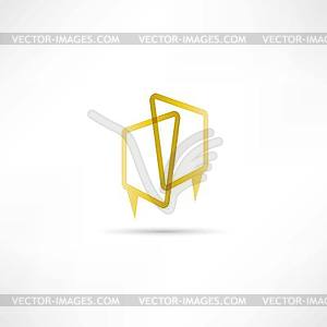 Abstraction icon - vector clipart