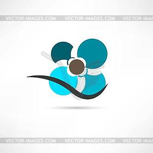 Abstraction icon - vector image