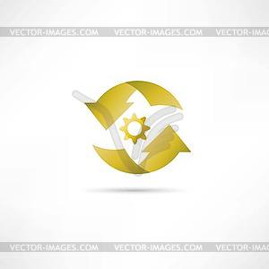 Abstraction icon - vector clipart