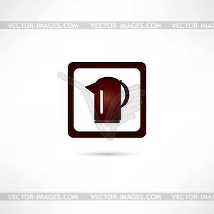 Food and drinks icon - vector clipart