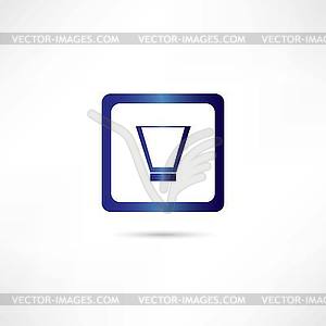 Food and drinks icon - vector EPS clipart