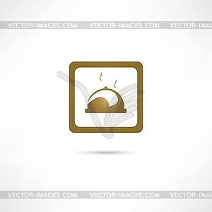 Food and drinks icon - vector clipart