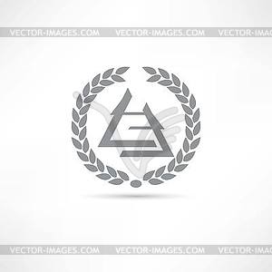 Abstraction icon - vector image