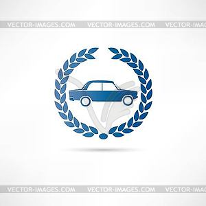 Car icon - vector EPS clipart