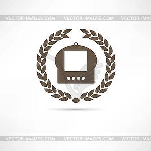 Games icon - royalty-free vector image