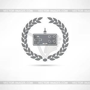 Games icon - vector clip art