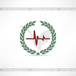 Health icon - vector clip art