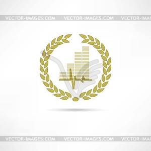 Musical instruments icon - vector image