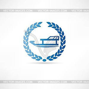 Sledge icon - vector clip art
