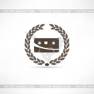 Musical instruments icon - vector image