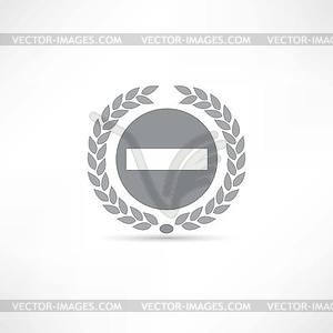 Stop icon - royalty-free vector image