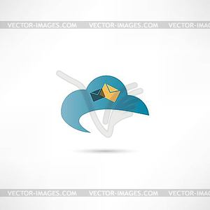 Messages icon - vector image