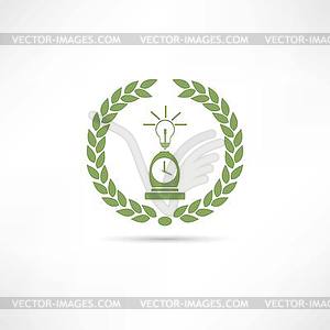 Reading-lamp icon - vector EPS clipart
