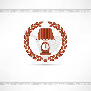 Reading-lamp icon - vector clipart